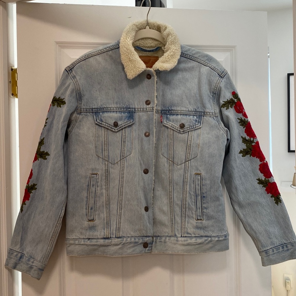 Sherpa Lined Jean Jacket
